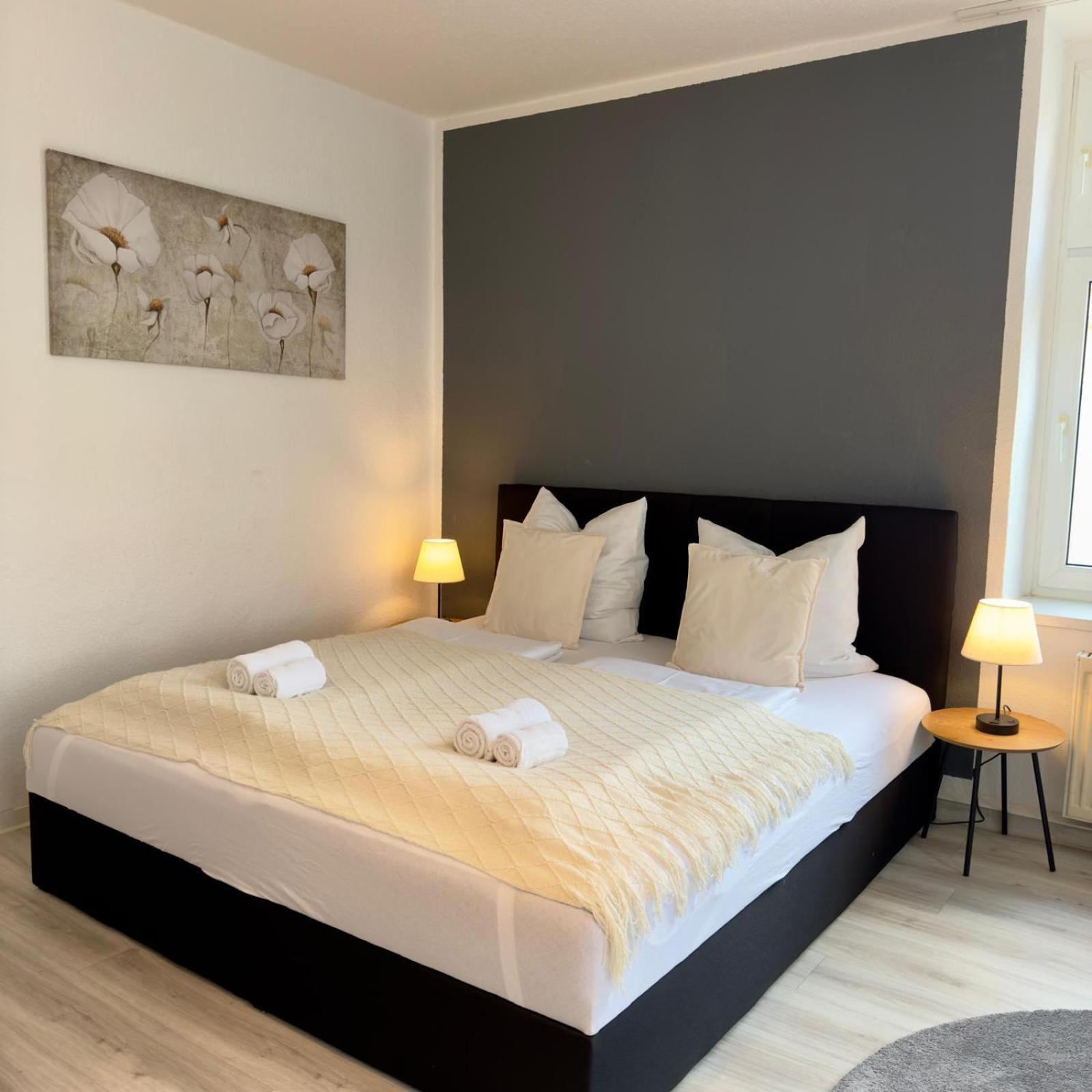 Raha Apartments - Grosses 3 Z-Apartment - Erdgeschoss - Domplatz - Vollausstattung Erfurt Luaran gambar